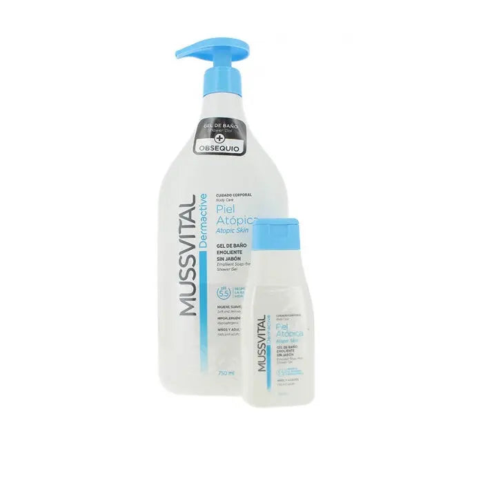 Mussvital Dermactive Shower Gel Atopic Skin 750ml+100ml Jag Couture London - New York