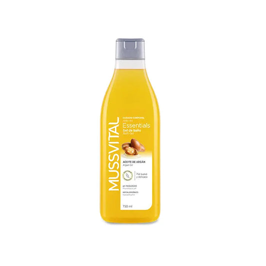 Mussvital Essentials Argan Oil Bath Gel 750ml Jag Couture London - New York