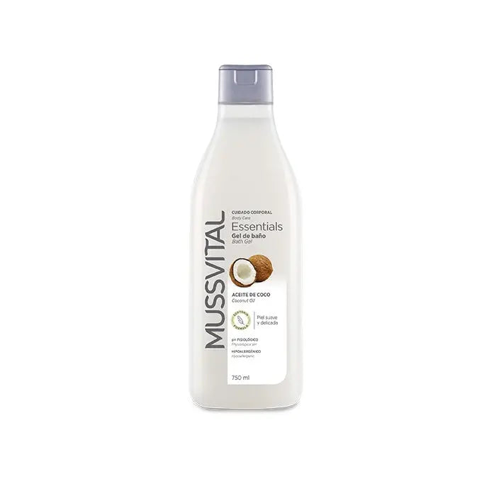 Mussvital Essentials Coconut Oil Bath Gel 750ml Jag Couture London - New York