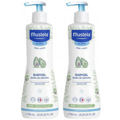 Mustela Babygel Foaming Bath 2x750ml Jag Couture London - New York