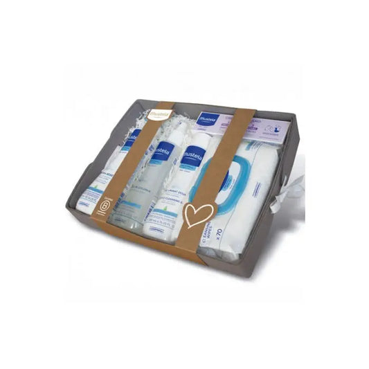 Mustela Grey Small Basket Set 5 Pieces Jag Couture London - New York