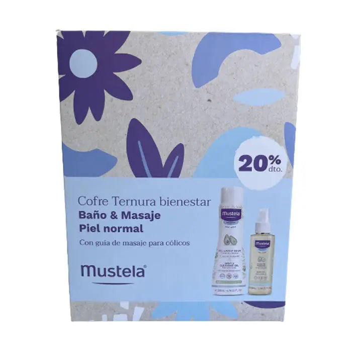 Mustela Normal Skin Bath &amp; Massage Set 2 Pieces Jag Couture London - New York