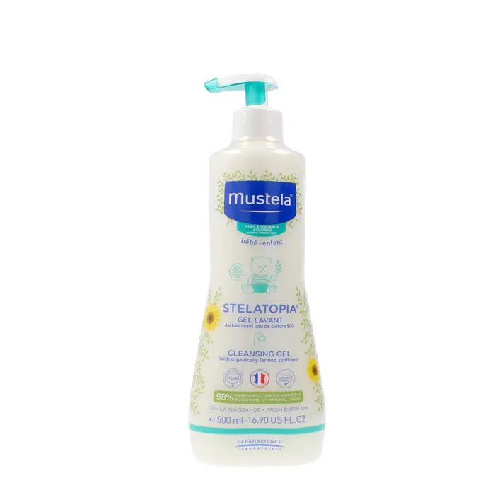 Mustela Stelatopia Cleansing Gel 500ml Jag Couture London - New York