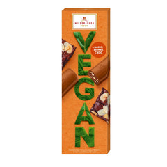 Vegan Brownie - alternative to milk chocolate praline loaves with almond brownie pieces