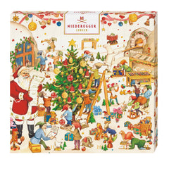 Mini Elves workshop advent filled with marzipan specialities