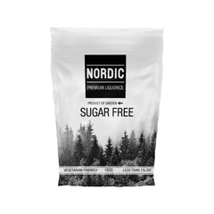 Sugar free soft eating premium liquorice in sachet bag - vegetarian friendly