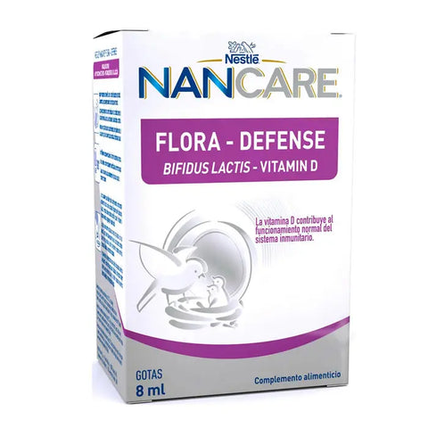 Nancare Flora Defense 8ml by Jag Couture London New York, close-up of the product bottle with branding and label details.