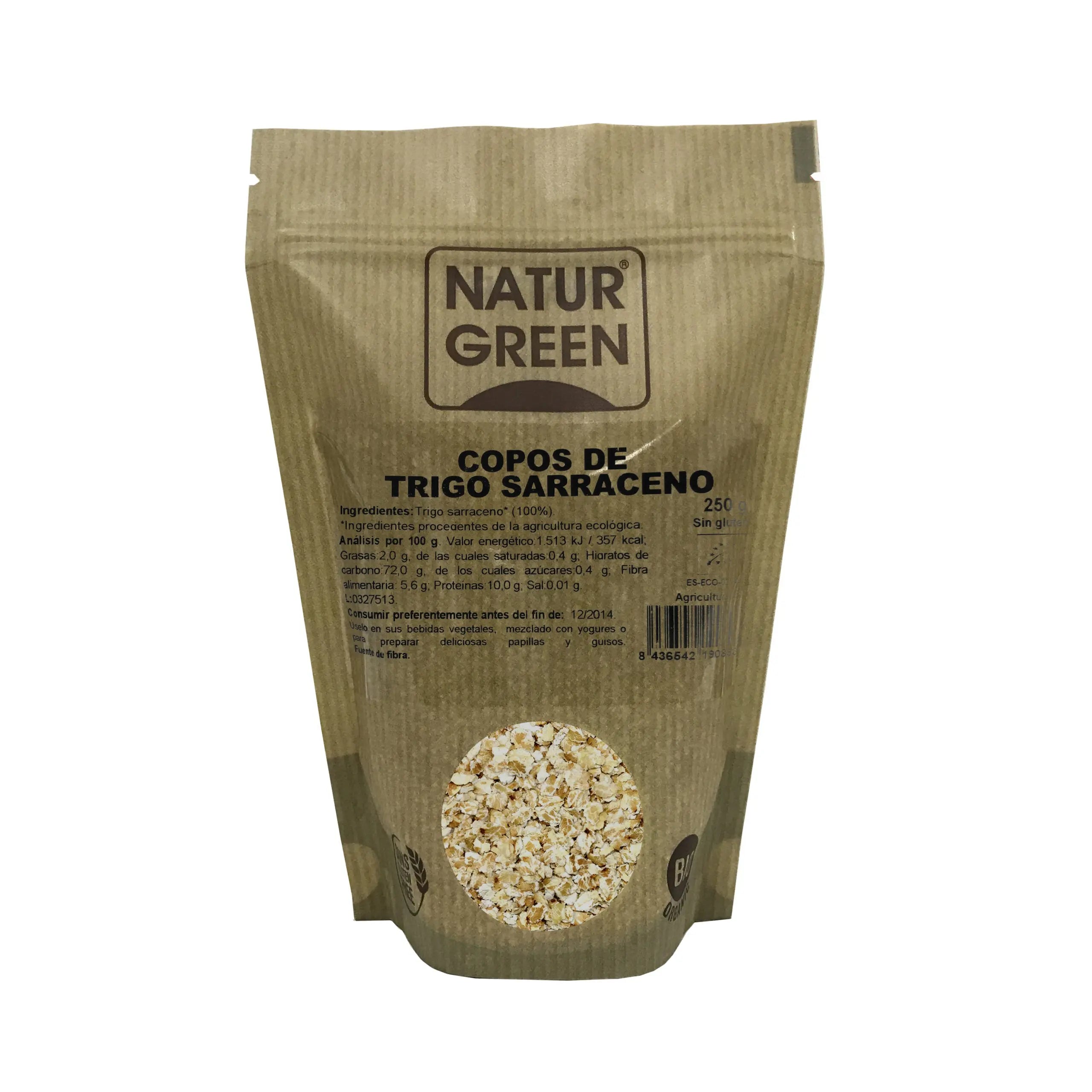 Naturgreen Copos Trigo Sarraceno Bio 250g S-Gluten Jag Couture London - New York