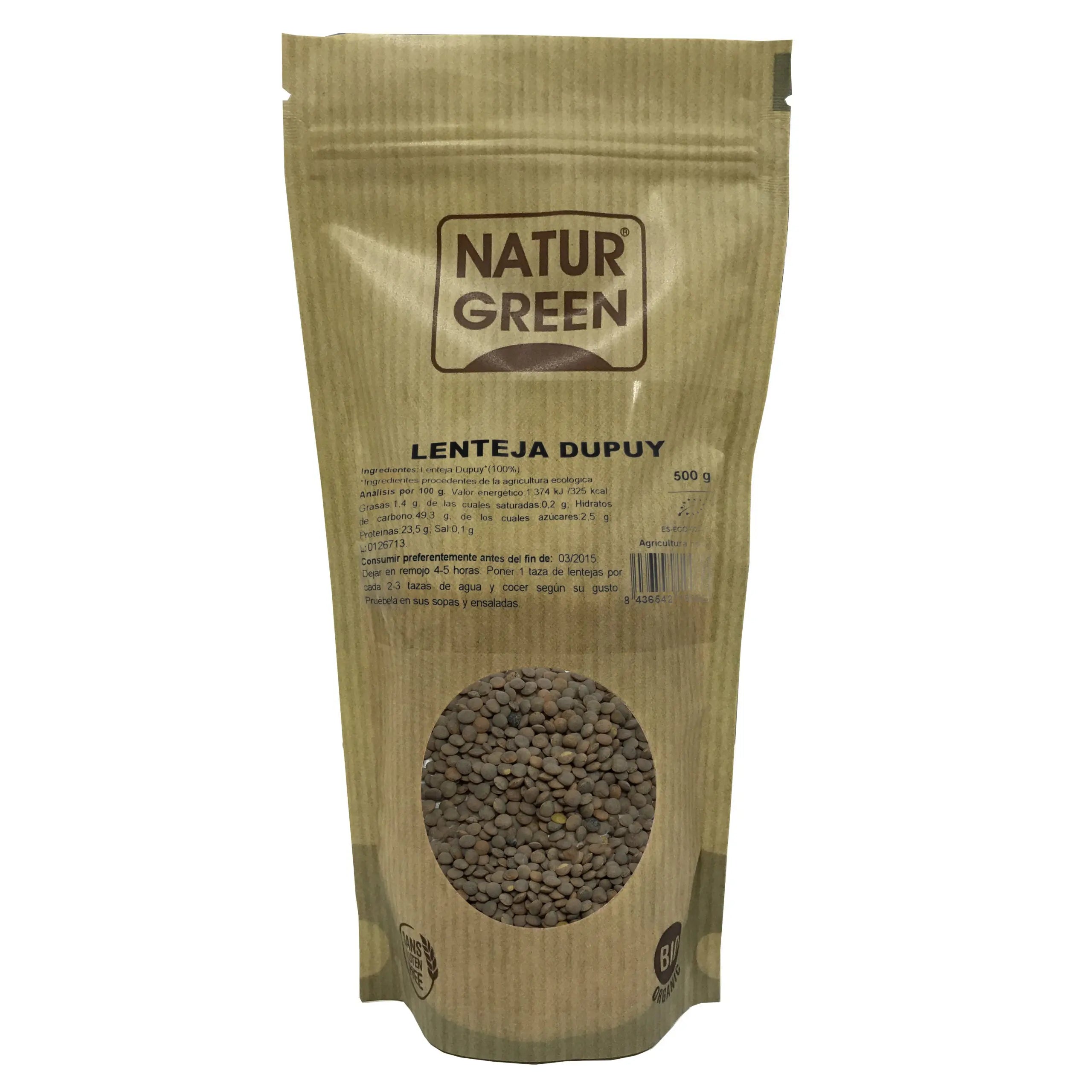 Naturgreen Lenteja Dupui Bio 500g Jag Couture London - New York