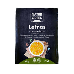 Jag Couture London - New York Naturgreen Sopa Letras Verduras 40g