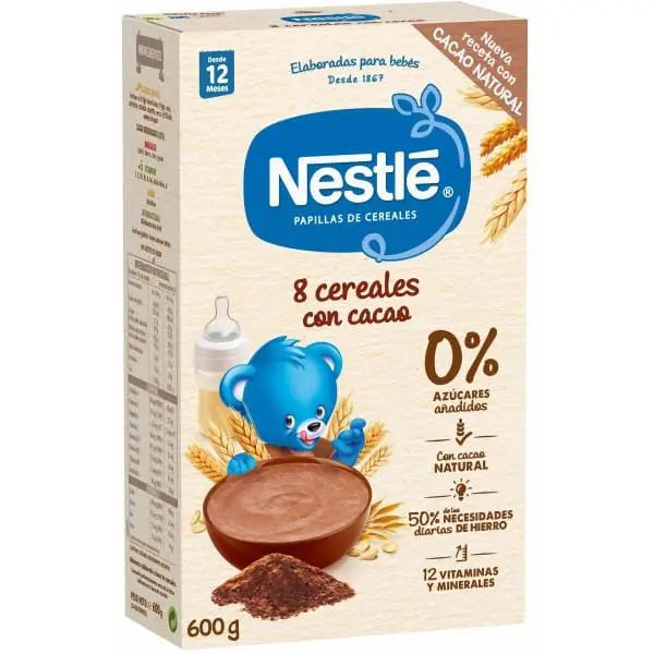 Jag Couture London - New York Nestle Nestlé Gruel 8 Cereals Cocoa 600g