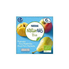 Nestle Nestlé Naturnes Bio Tarrina Manzana, Pera y Membrillo 6m 4x 90g Jag Couture London - New York