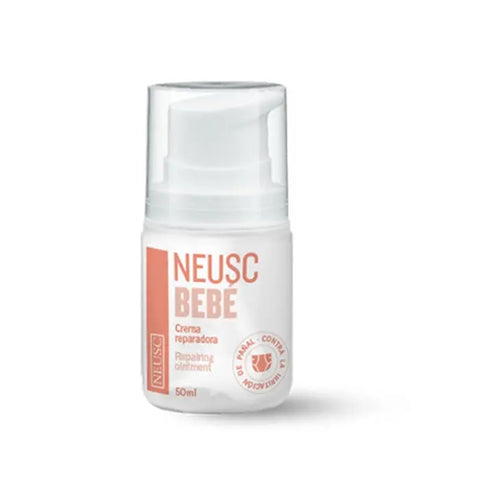 Neusc Baby Repair Cream 50ml by Jag Couture London New York shown in a tube with soft baby skin background