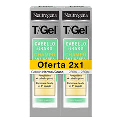 Neutrogena T-Gel Anti-Dandruff Shampoo Normal Greasy Hair 250ml 250ml Jag Couture London - New York