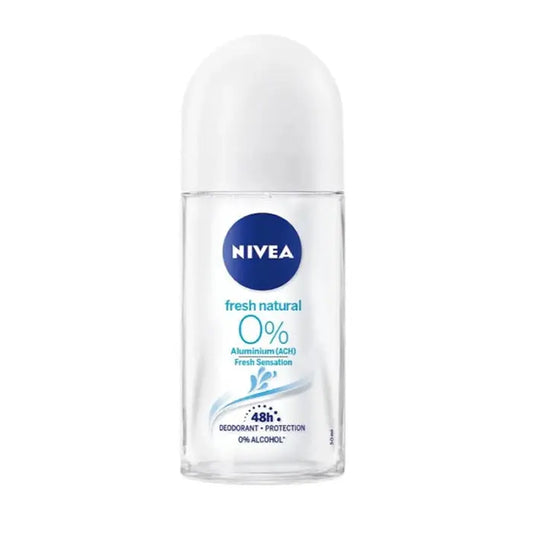 Nivea Fresh Natural 0% Roll On Deodorant 50ml Jag Couture London - New York