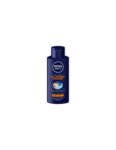 Nivea Men body lotion Normal 400ml bottle with blue and white packaging, displayed on a plain background.