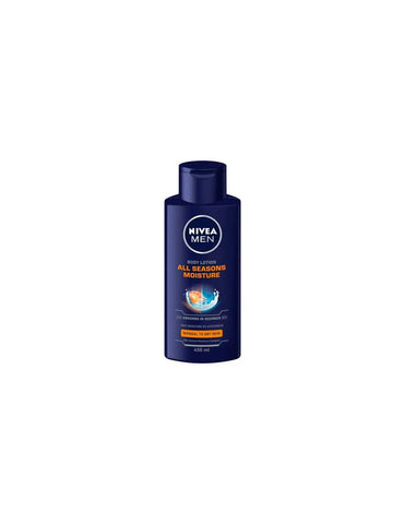 Nivea Men Body Lotion Normal 400ml bottle, featuring blue and white packaging, displayed on a plain background.