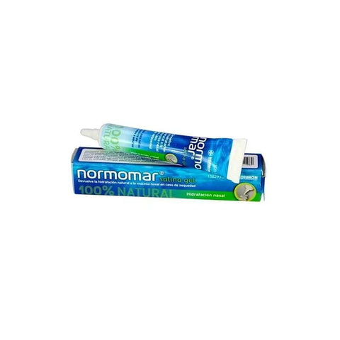 Normon Normomar Salina Gel Hidratante Nasal 20ml, nasal saline gel in a small tube by Jag Couture London New York