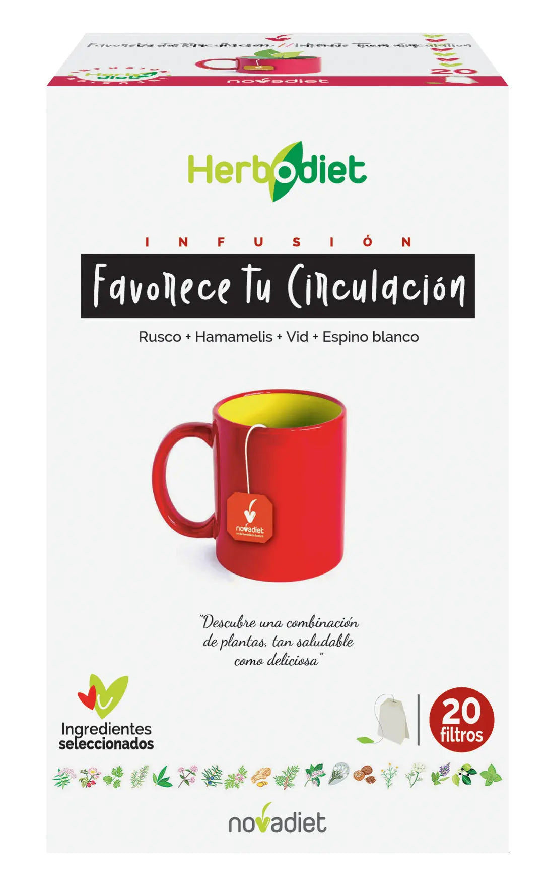 Novadiet Herbodiet Favorece Tu Circulacion 20 Filtros Jag Couture London - New York