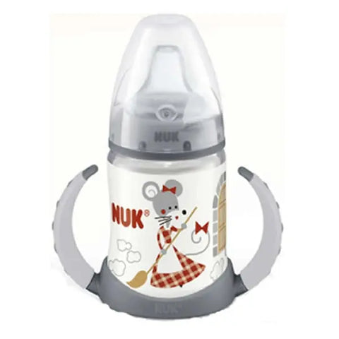 Nuk Baby Bottle Entrena Érase Una Vez First Choice T2 silicone 150ml for 6-18 months, with colorful design and silicone nipple.