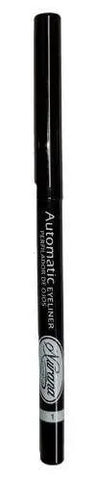 Nurana automatic black eye pencil eyeliner by Jag Couture London New York, close-up of the sleek, portable makeup tool.