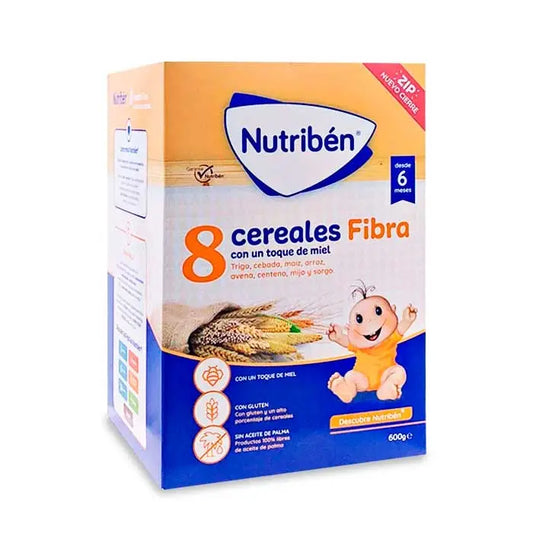 Nutribén 8 Cereals and Honey Fibre 600g Jag Couture London - New York