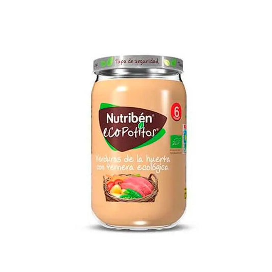 Nutribén Ecopot Garden Vegetables with Organic Beef 235g Jag Couture London - New York