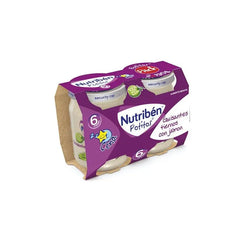 Jag Couture London - New York Nutriben Nutribén Potito Cena Bipack Guisantes Tiernos Con Jamón 2x 190g