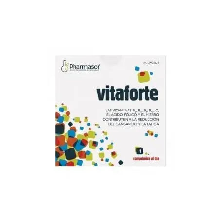 Nutrición Santé Vitaforte dietary supplement box with 28 homeopathic tablets by Jag Couture London New York.