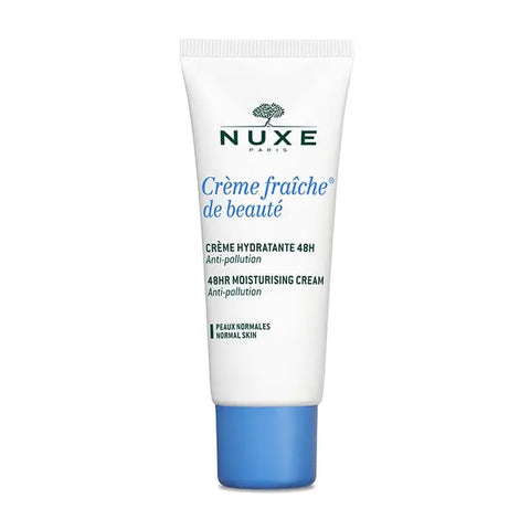 Nuxe Crème Fraîche De Beauté moisturizing cream for normal skin in 30ml jar, displayed with product label and packaging