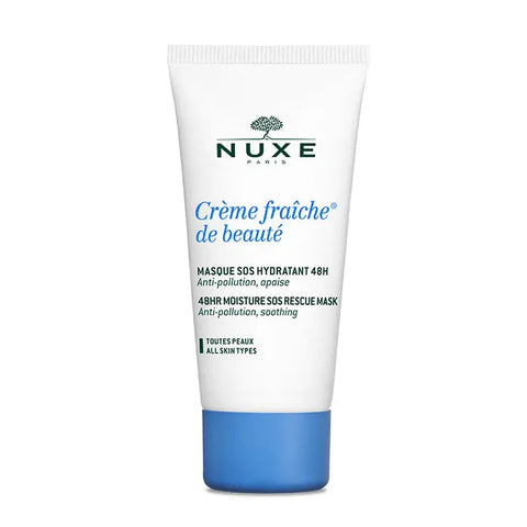Nuxe Crème Fraîche De Beauté moisturizing mask in a 50ml jar, natural skincare product by Jag Couture London New York