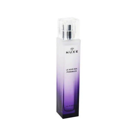 Nuxe Le Soir Des Possibles perfume spray 50ml by Jag Couture London New York, with elegant bottle design and floral accents.