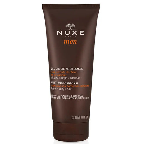 Jag Couture London New York Nuxe Men multi-use shower gel 200ml bottle with label and pump dispenser