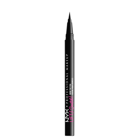 Nyx Professional Makeup Lift y Snatch! Brow Tint Pen in black, featuring a sleek design for precise brow tinting.