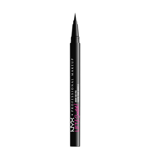 Nyx Professional Makeup Lift y Snatch! Brow Tint Pen in black, with a sleek design for precise eyebrow tinting.