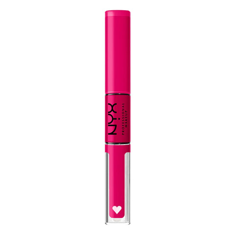 Nyx Shine Loud High Pigment Lip Shine in Lead Everything, a vibrant lip gloss with intense color and glossy finish.