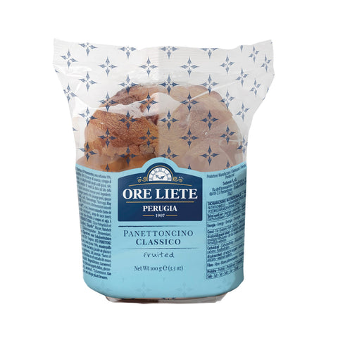 Mini Ore Liete panettone by Jag Couture London, featuring a classic design and festive packaging.