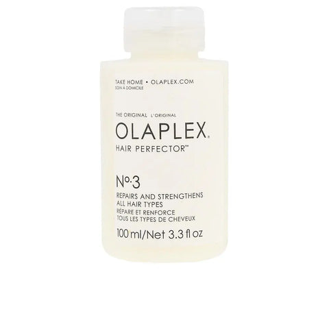 Olaplex No3 Professional Hair Perfector 100ml in a sleek bottle, designed to repair and strengthen damaged hair.