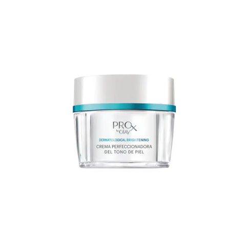 Olay Prox Tone Perfecting Cream 48g in a jar, shown with packaging from Jag Couture London New York, on a white background.