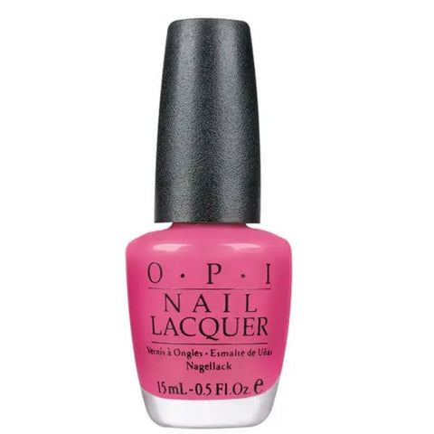 Opi Nail Lacquer in La Paz Itively Hot, 15ml by Jag Couture London New York, showcasing vibrant coral-orange nail polish.