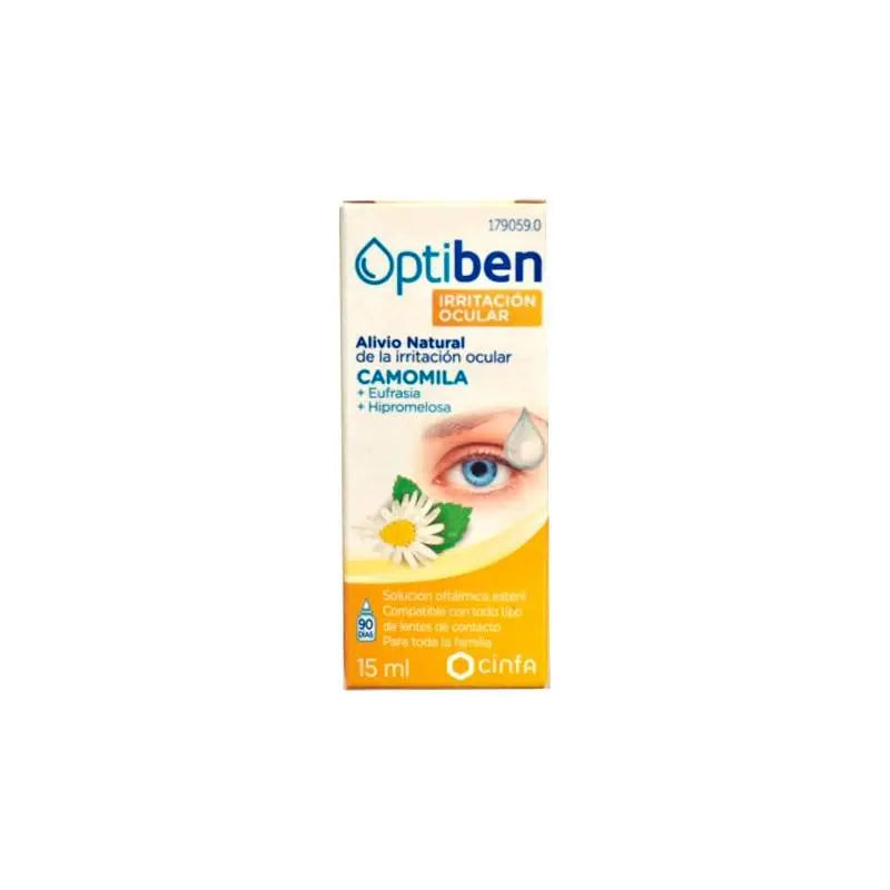 Optiben Irritated Eyes Sterile Eye Dryness Bottle 15ml Jag Couture London - New York