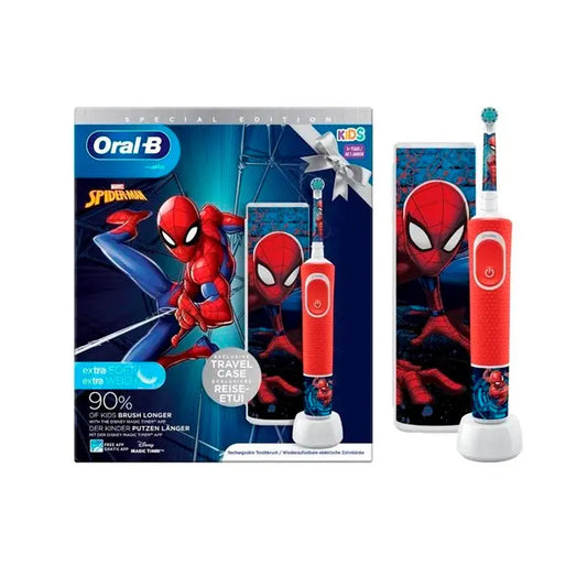 Oral-B Kids Spiderman Electric Brush Set 2 Pieces Jag Couture London - New York