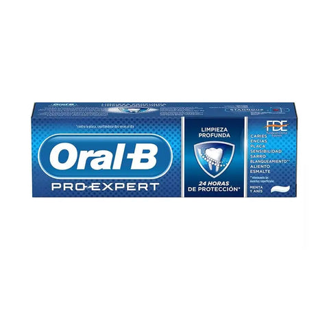Oral-B Pro Expert Deep Clean toothpaste 75ml in a tube, with packaging featuring Jag Couture London New York branding.