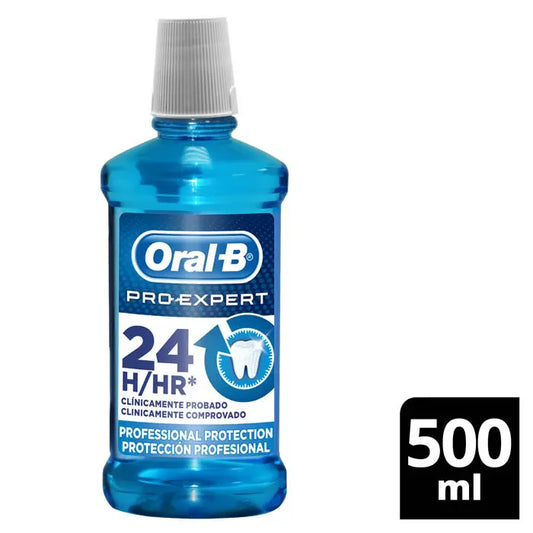 Oral-B Pro-Expert Professional Protection Fresh Mint Mouthwash 500ml Jag Couture London - New York