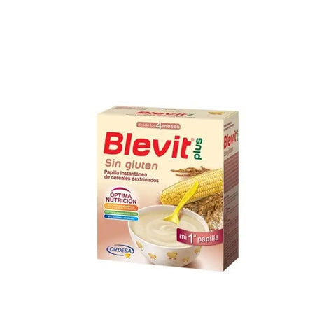 Ordesa Blevit Plus gluten-free baby food in 300g package by Jag Couture London New York, showing the product packaging.