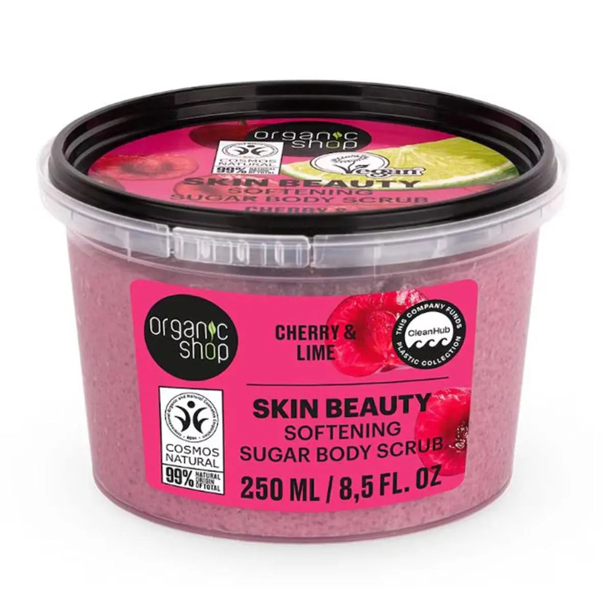 Organic Shop Cherry Exfoliante Corporal Azucar 250ml Jag Couture London - New York
