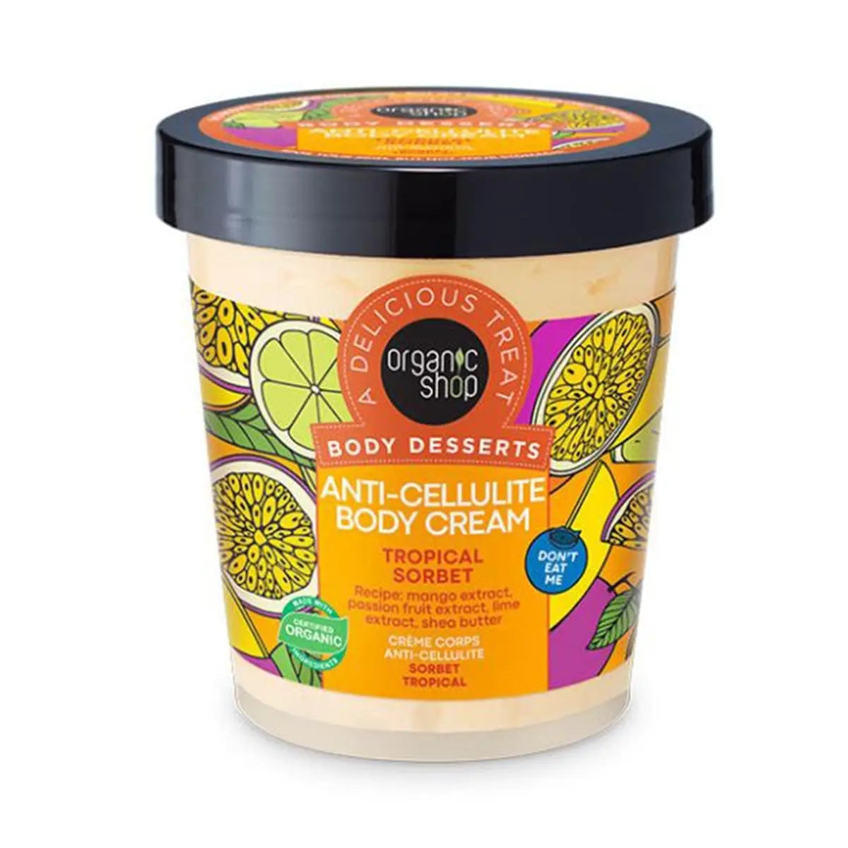 Jag Couture London - New York Organic Shop Tropical Sorbet Crema Corporal Anti-Celulitis 450ml