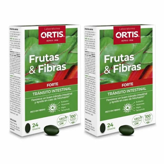 Ortis Fruit And Fiber Forte 2x24 Tablets - Jag Couture London - New York