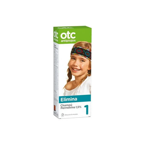 Jag Couture London - New York OTC Antipiojos Permethrin Shampoo 125ml bottle, clear label and product packaging.