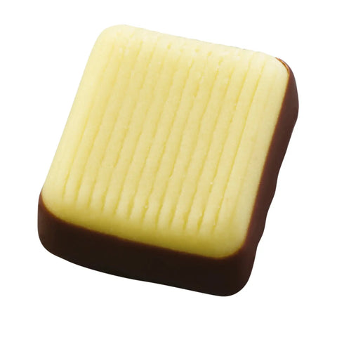 Dark marzipan with pistachio flavor from Panache, 13.5g, featuring rich marzipan and crunchy pistachio pieces.